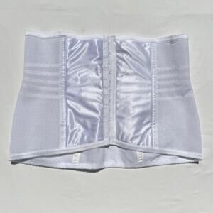 Rago Waist Clincher Trainer Shapewear 3X Womens 36 White Satin Style 821